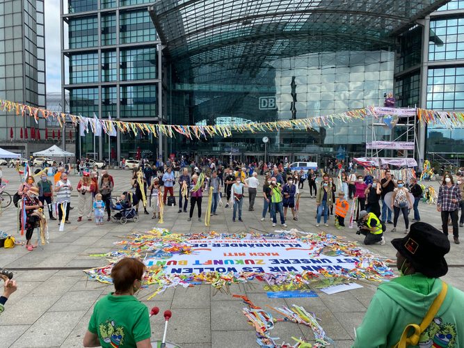 Flashmob beim Festival der Zukunft